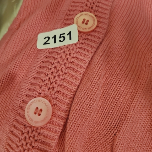 ISAAC MIZAHRI Live!  BUTTON DOWN CARDIGAN SIZE M - Picture 13 of 13